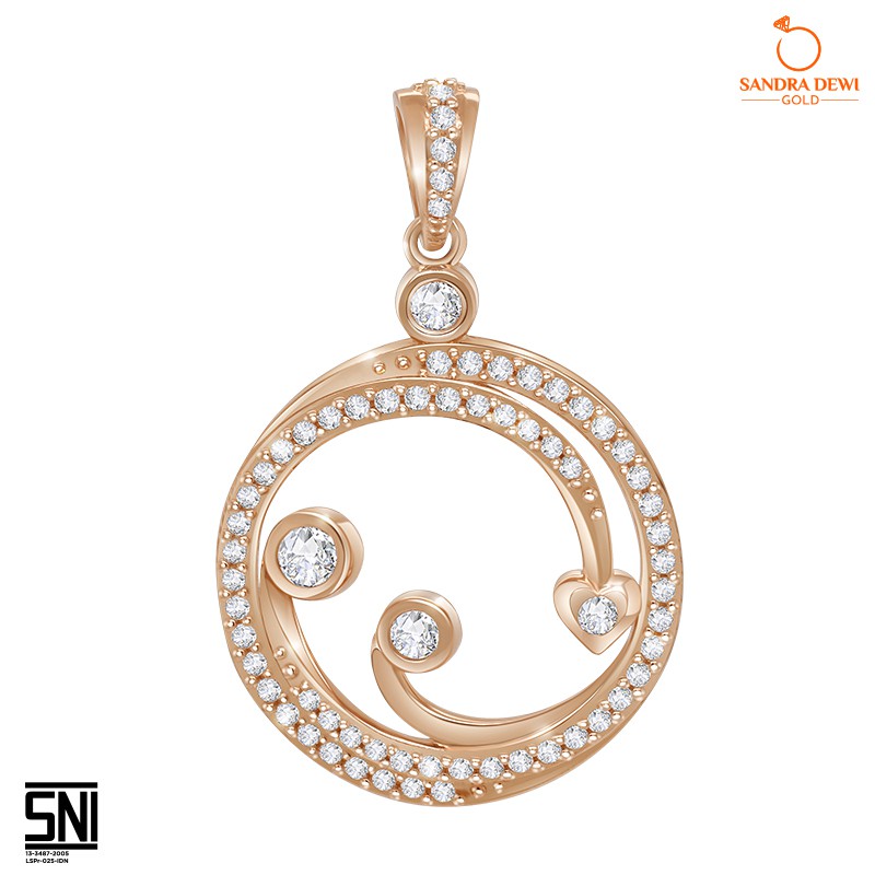 Liontin Emas Valentine Sandra Dewi Gold 3LZ0826