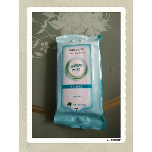 Tisu basah / cleansing wipes / tissu basah / wet tissu 1bgks isi 10s