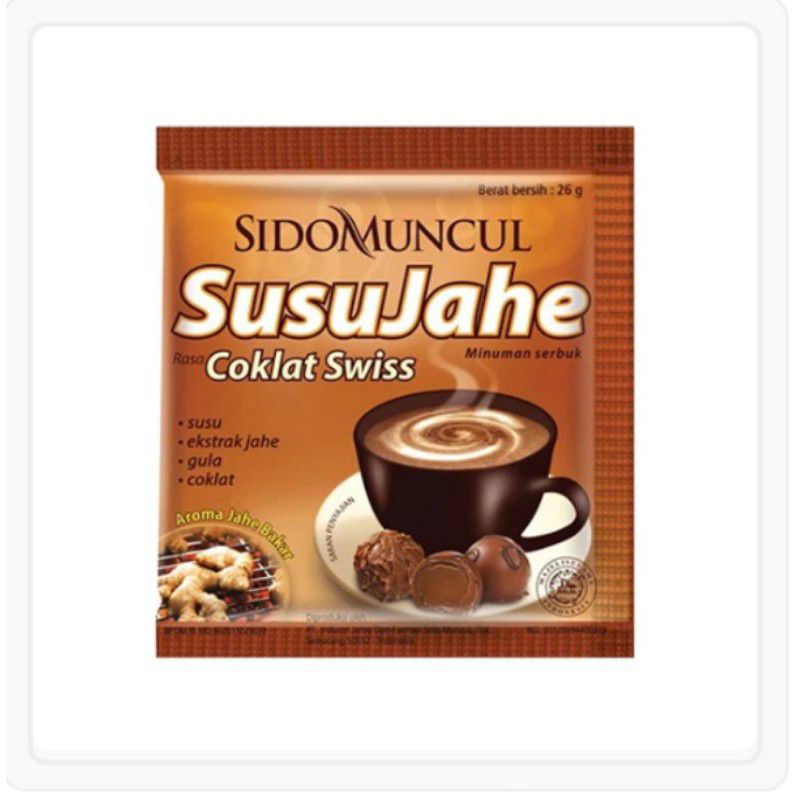 

SUSU JAHE SIDOMUNCUL COKLAT SWISS 26gr