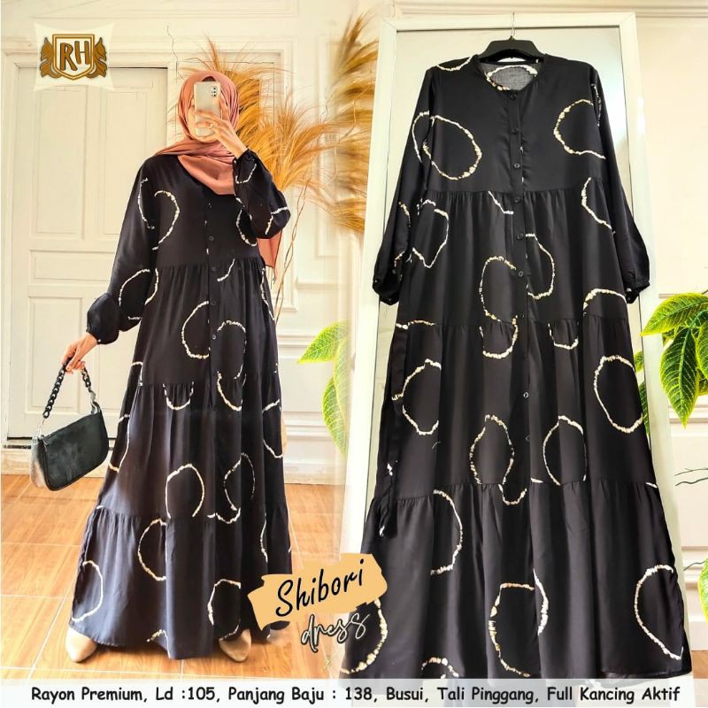 SHIBORI DRESS / GAMIS / GAMIS SYARI / GAMIS RAYON MOTIF / BTC SOLO / PARAHITA STORE