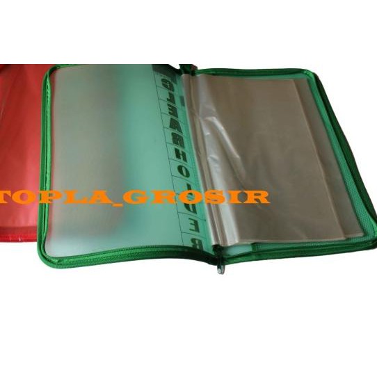 

✽ Topla Zipper Clear Holder Isi 40 Lembar ✥