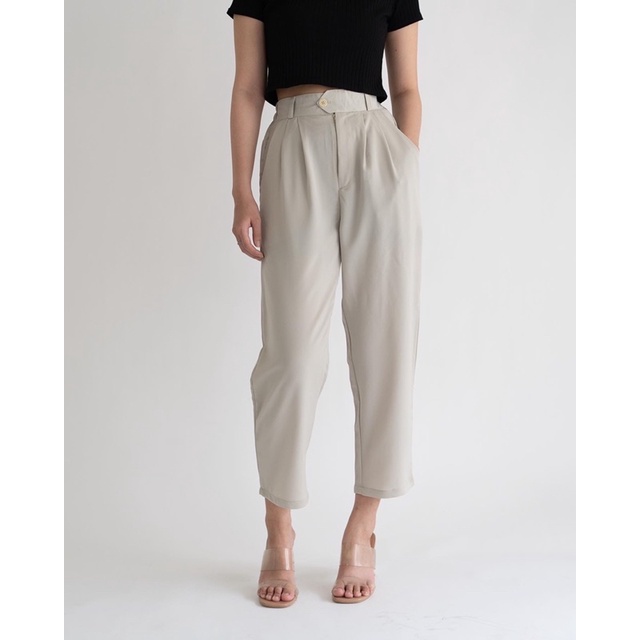 IWEARGRACIE - Calie Pants / Celana Panjang Wanita / Celana Kerja / Celana Highwaist