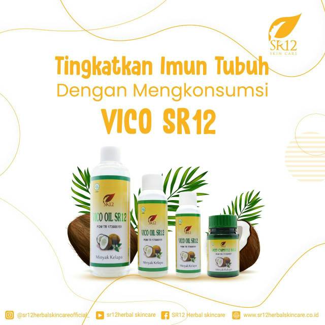 VCO kapsul / VCO oil SR12 / vico / minyak VCO