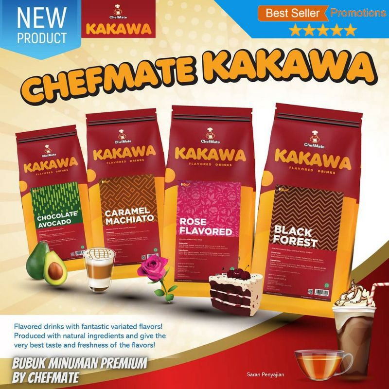 Matcha Drink Kakawa 500G / Chefmate Kakawa Matcha Drink
