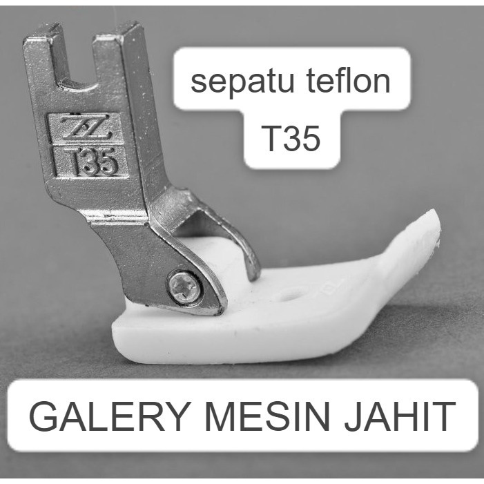 sepatu teflon/ultra glide mesin jahit industri - T35 (LUBANG TENGAH)