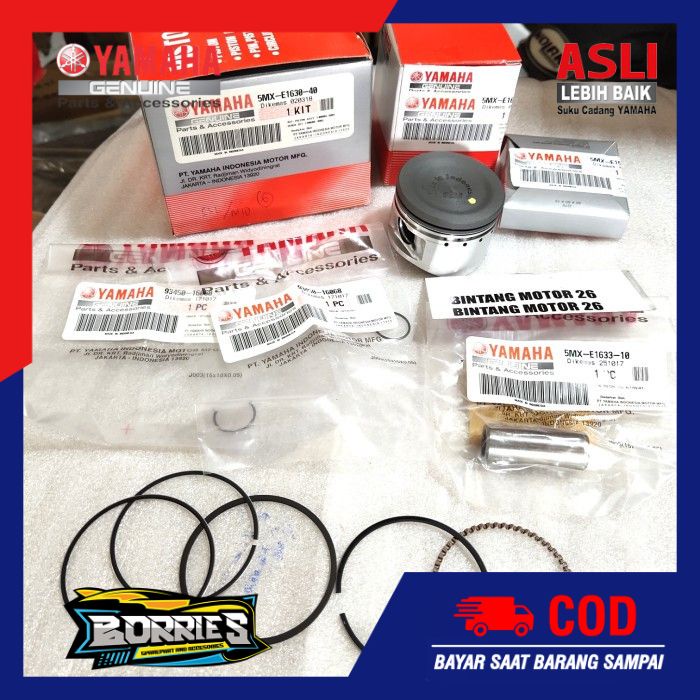 PISTON KIT OVERSIZE 100 NOUVO MIO OLD MIO SPORTY 5MX-E1630-40