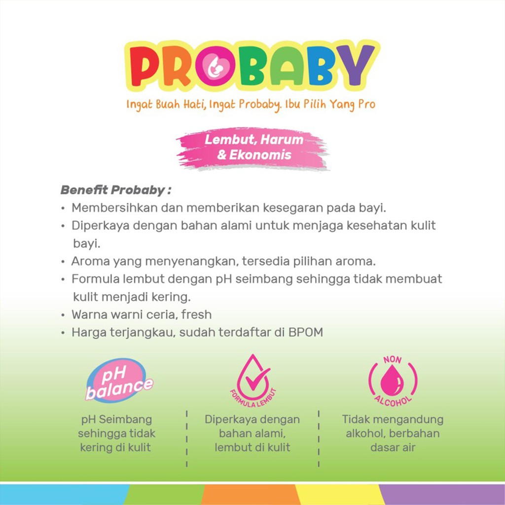 Probaby Baby Bath - Pro Baby Bath Refill - Sabun Mandi Bayi