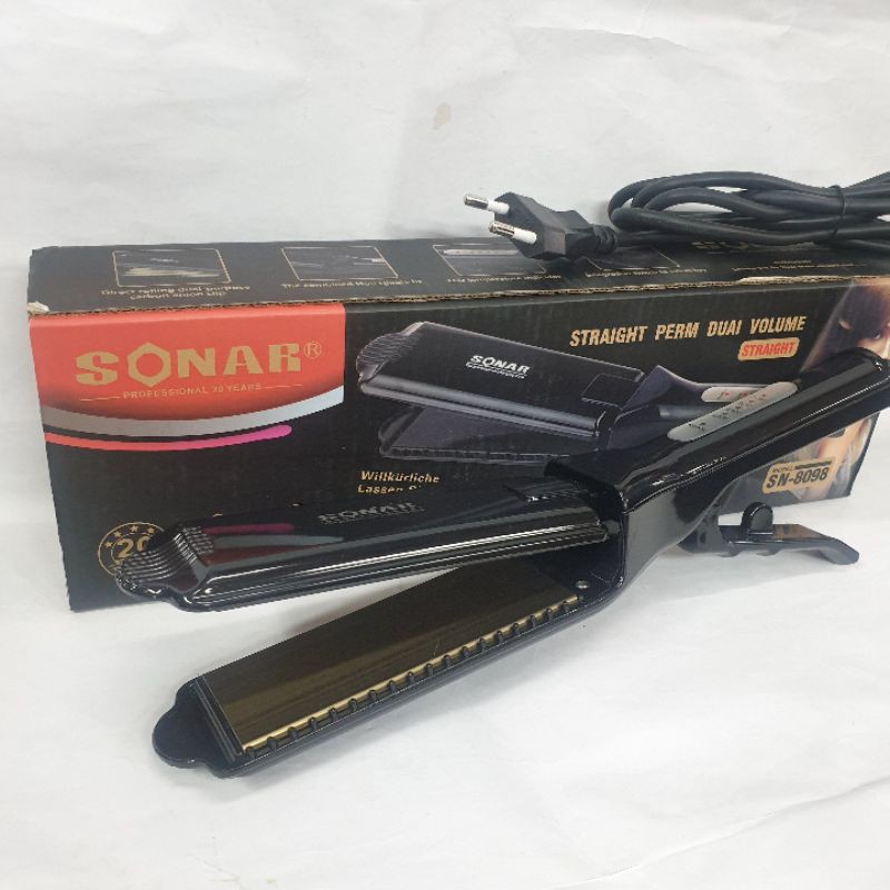 Alat Catok SONAR SN-8098 Catokan Rambut Suhu REBONDING Lurus Straight Hair Murah Berkualitas