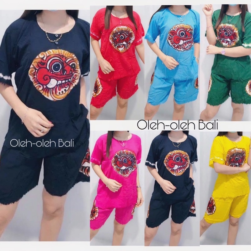 Setelan Baju Barong Lukis Bali