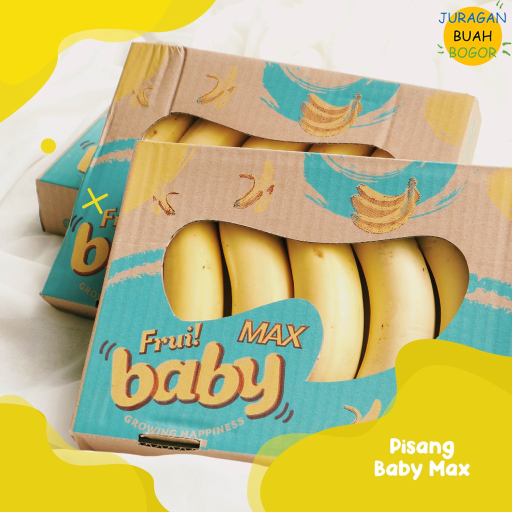 

BUAH PISANG BABY FRUI PREMIUM 1PACK | PISANG BABY MAX FRUI PREMIUM