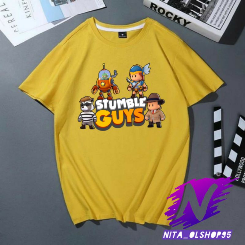 kaos stumble guys terbaru baju kaos anak stumble guys