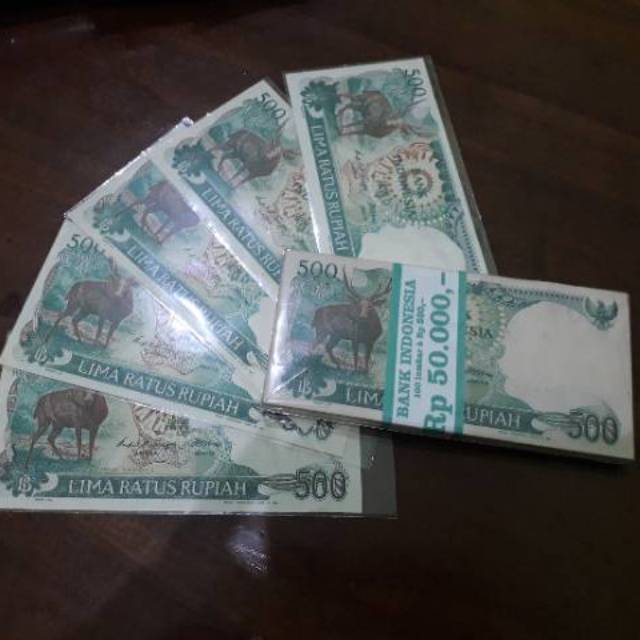 Uang kuno 500  rupiah kijang