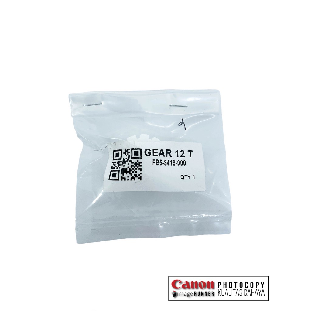 Gear Exit 12T Mesin Fotokopi Canon IR6000/6570/5075 FB5-3419-000 Lokal