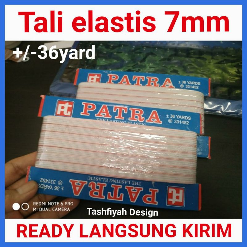 Patra Tali karet elastis elastic 7mm