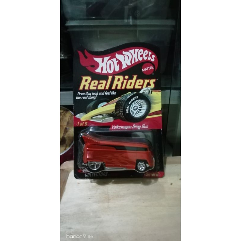 HOTWHEELS VW DRAG BUS REAL RIDERS