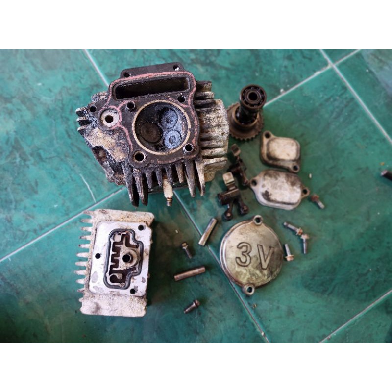 head kop mocin Jamus isi lengkap klep3 3valve