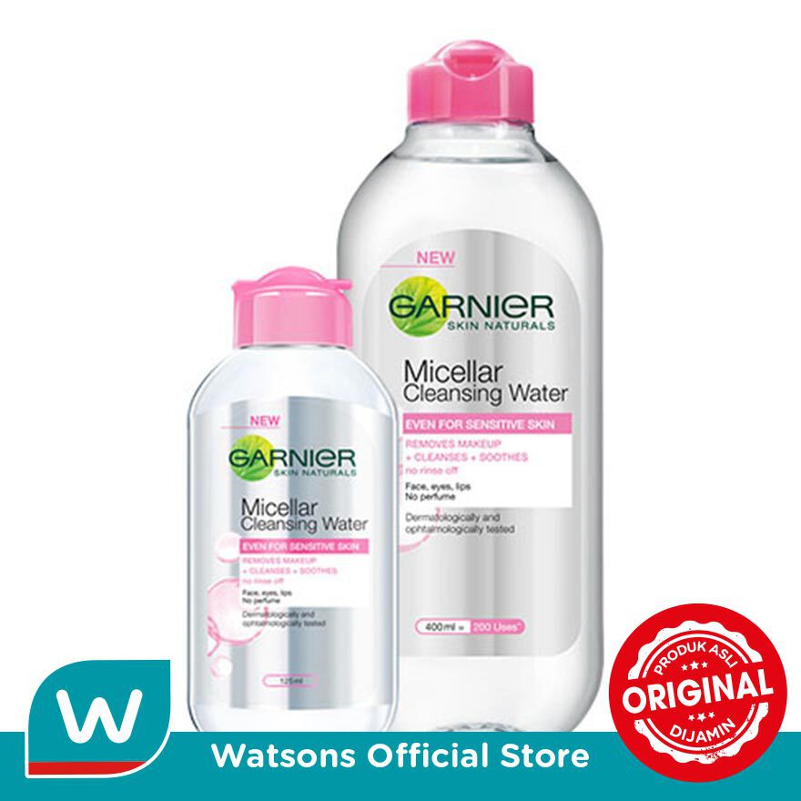 Garnier Micellar Water Pink 400ml+125ml Bundle