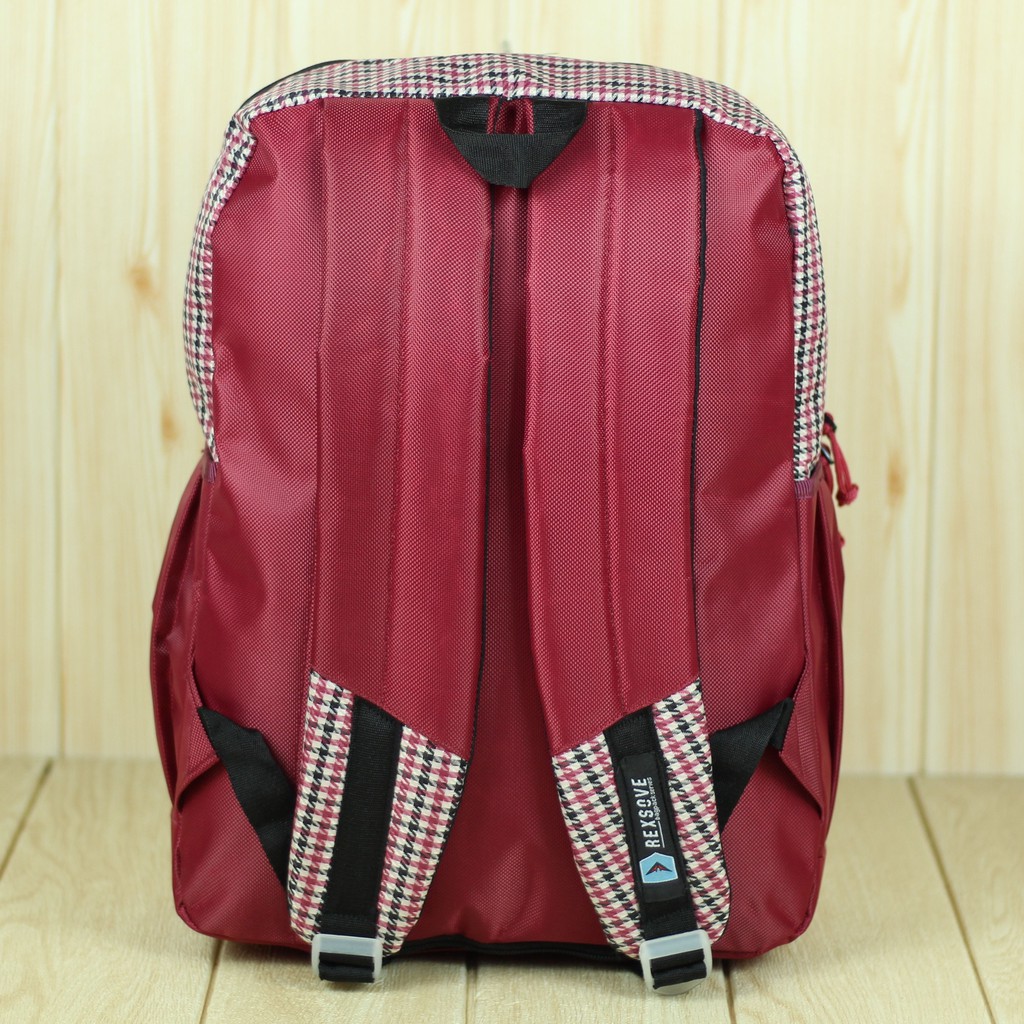 Tas Ransel Wanita Rexsove Original Tas Gendong Sekolah SMP SMA Trendy Backpack Cewek Multifungsi