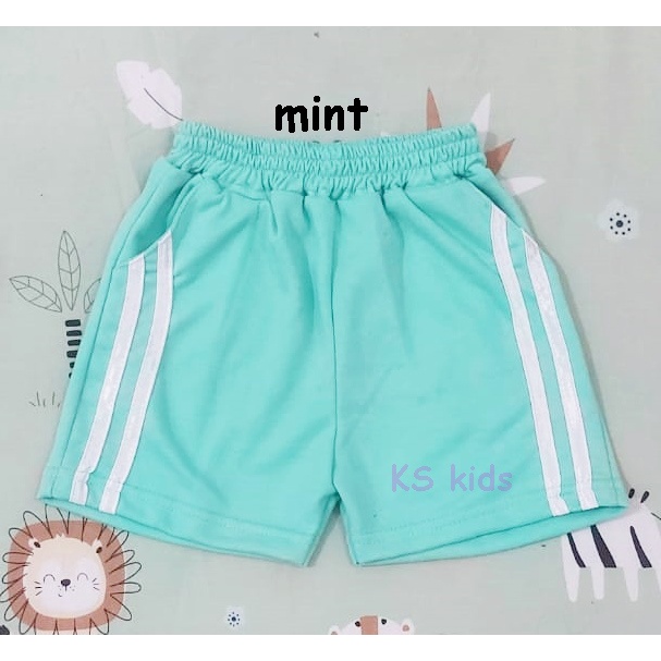 KS Kids - Celana Pendek Anak Laki-Laki Prempuan Unisex Short Pants Anak Cowok Cewek Baby Terry Celana Sport Anak