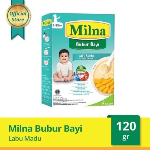 Bubur Milna Bubur Bayi 6-12 Bulan Beras Merah 120 Gram Mpasi