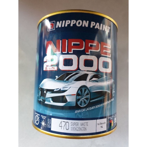 Cat nippe 2000 nippon paint warna putih super white