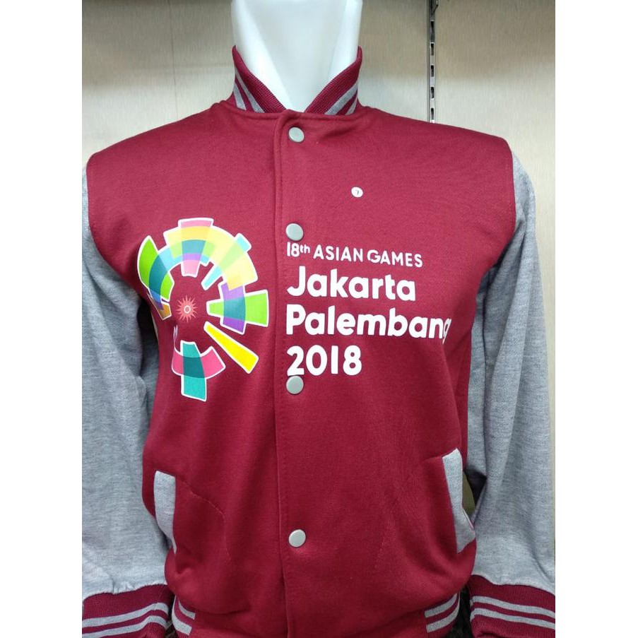 Hot Stuff Jaket Baseball Asian Games 18 Jakarta Palembang Indonesia 2018