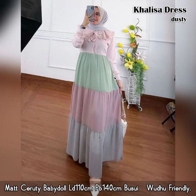 Khalisa Dress | (Realpict COD)