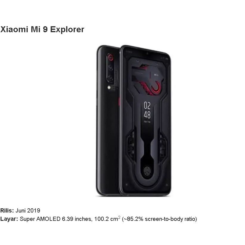 xiaomi mi 9 explorer ANTI GORES LAYAR  9H HARDNESS NANO GLASS dan ANTI SHOCK EXTREME