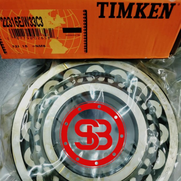 SPHERICAL ROLLER BEARING 22316 EJW33C3 TIMKEN ORIGINAL