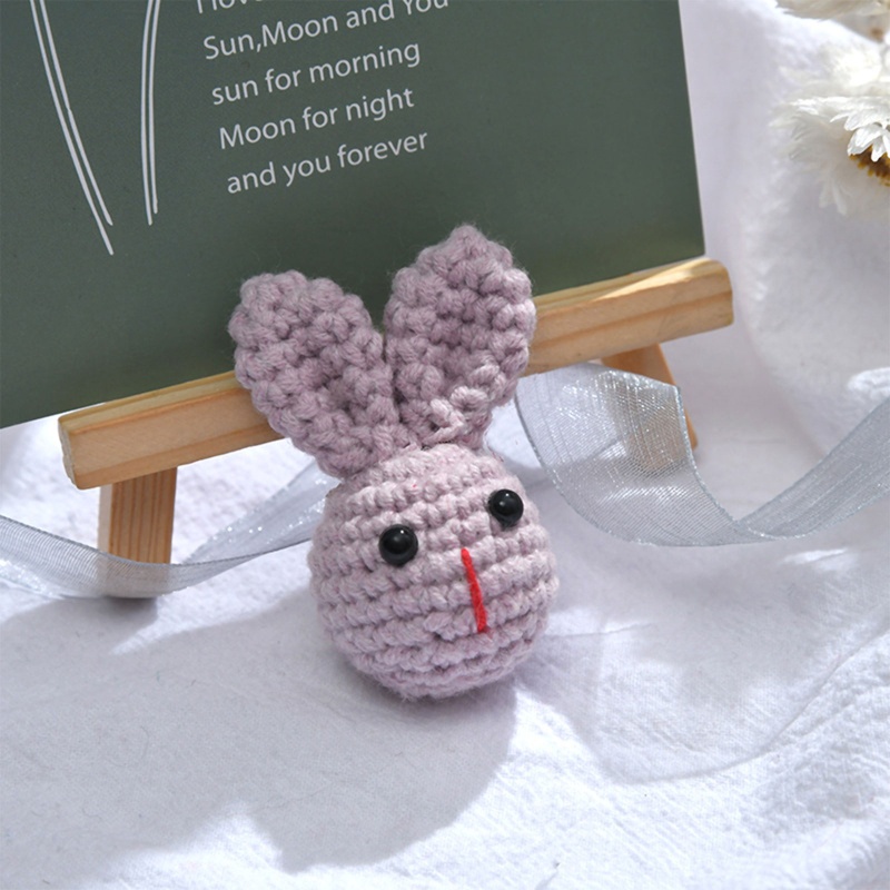 Mary Tali Empeng / Dot Rajut Crochet Handmade DIY Aksen Kelinci Untuk Bayi