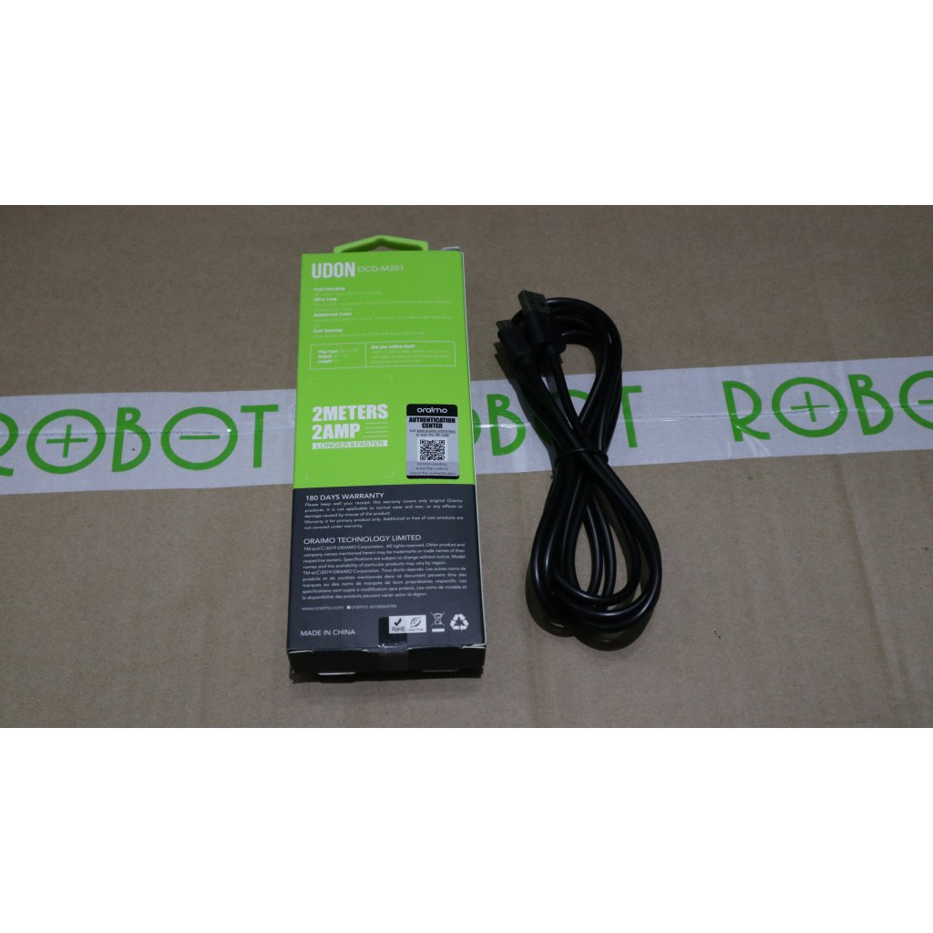 KABEL DATA 2 METER TIPE C ORAIMO OCD-C56 FAST CHARGING GARANSI 1 TH