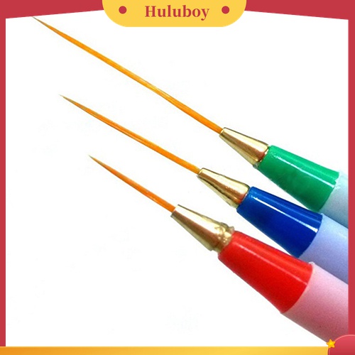 Huluboy Huluboy♡ 23pcs / Set Brush Pen Untuk Melukis Kutek UV Gel