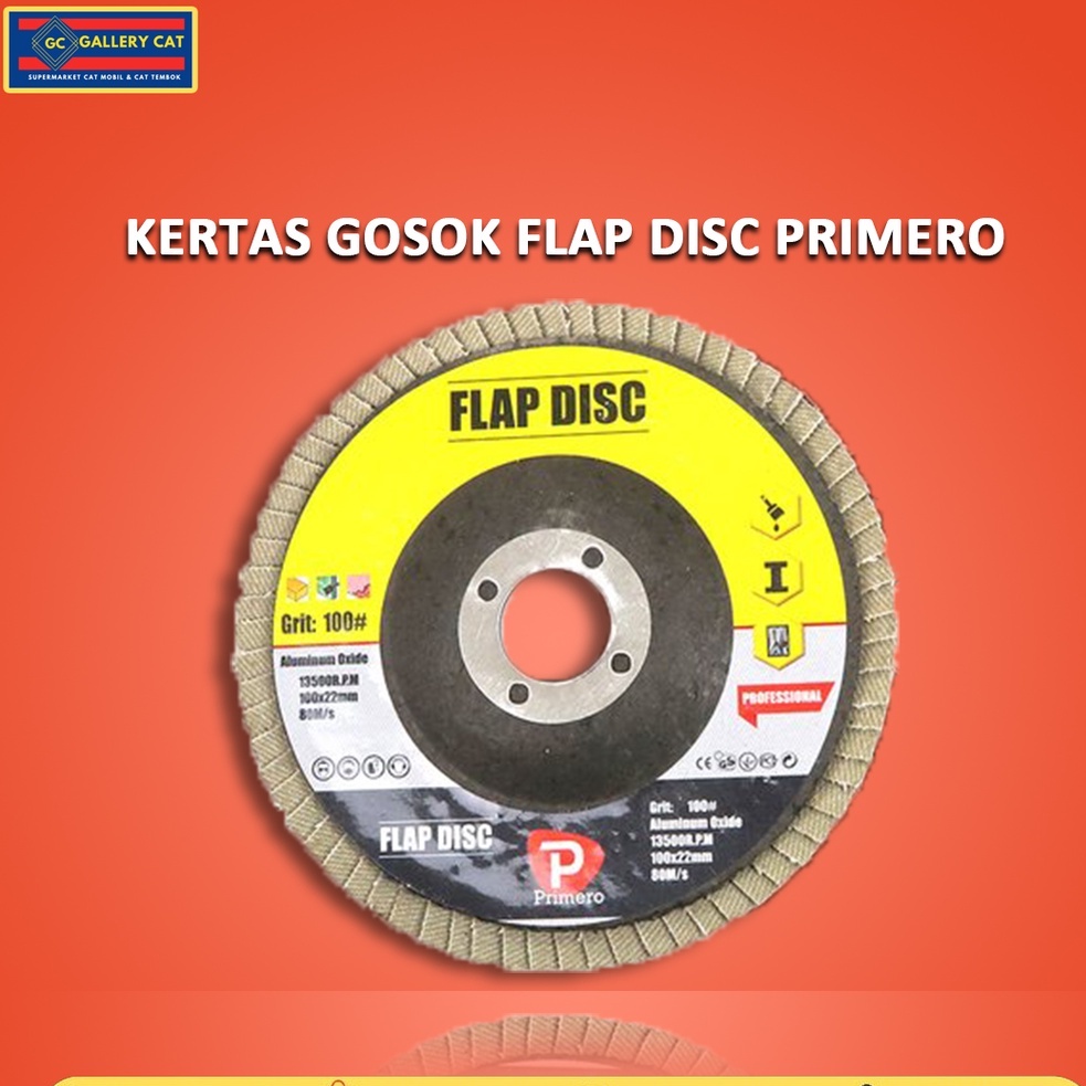 

Kertas Gosok Flap Disc Primero