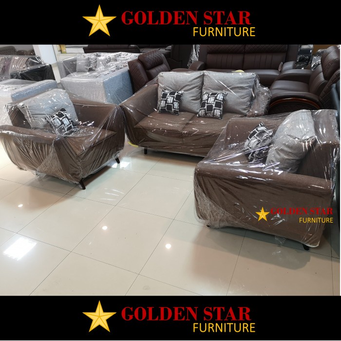 Sofa Kursi Tamu 211 Minimalis Scandinavian kaki kayu