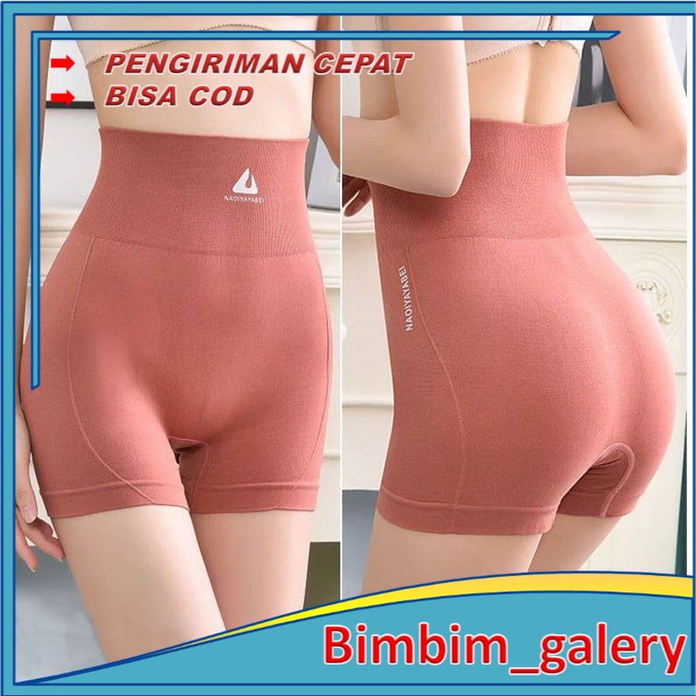 Celana Korset Pinggang Tinggi Wanita Short Pants Wanita High Waist Olahraga Yoga Fitness BIMBIM