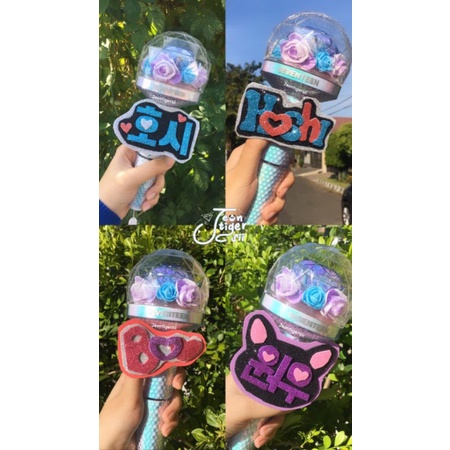 [readystock/PO ] NAMETAG LIGHSTICK KPOP | SEVENTEEN, SUPER JUNIOR,  EXO, TXT, NCT