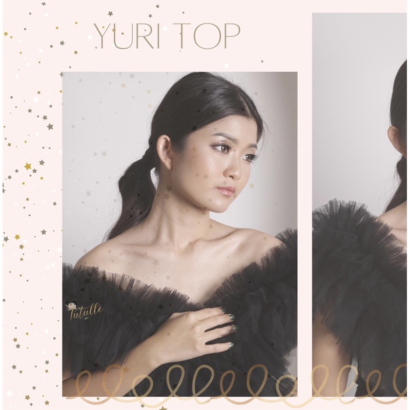 𝙏𝙪𝙩𝙪𝙡𝙡𝙚 Yuri Ruffle Tulle Top / Ruffle Tile / Ruffle Makeup / Ruffle MUA