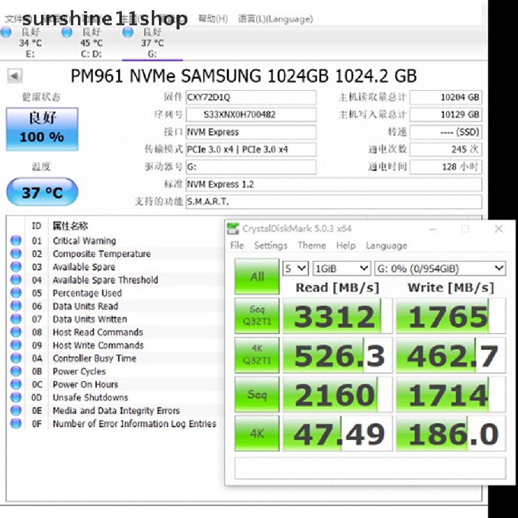Sho Adaptor Konverter NVMe M.2 NGFF SSD Ke PCI-E express 3.0 16x x4