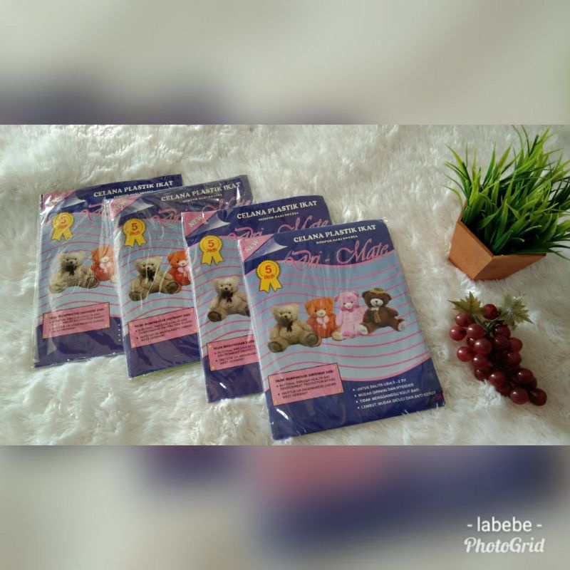 popok plastik ikat // celana plastik ikat dri-mate // popok plastik bayi // popok bayi