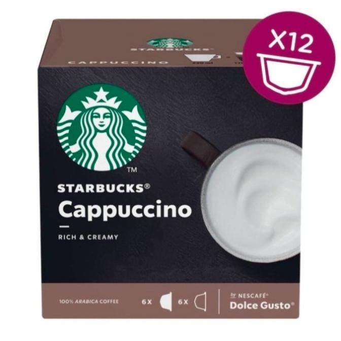 

Starbucks Dolce Gusto Cappuccino Coffee Capsules Original