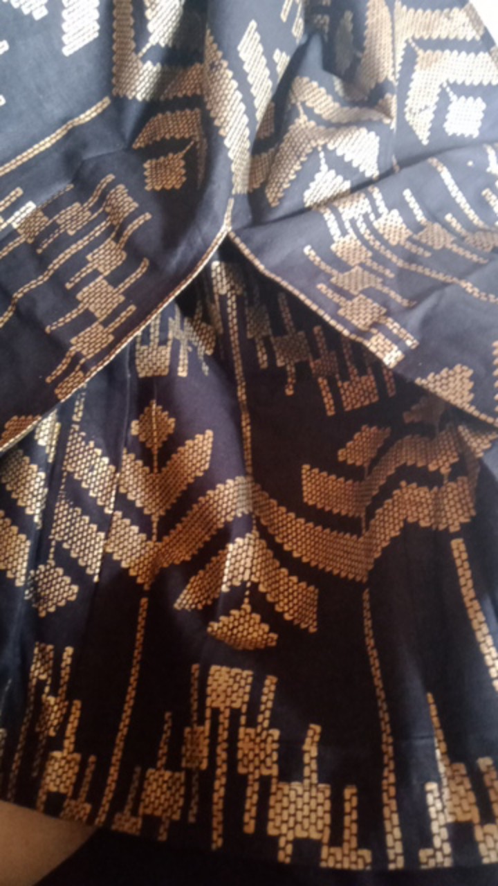 Set Batik Couple Adara Black (kemeja Batik, Rok Batik, Kebaya Adara Black)