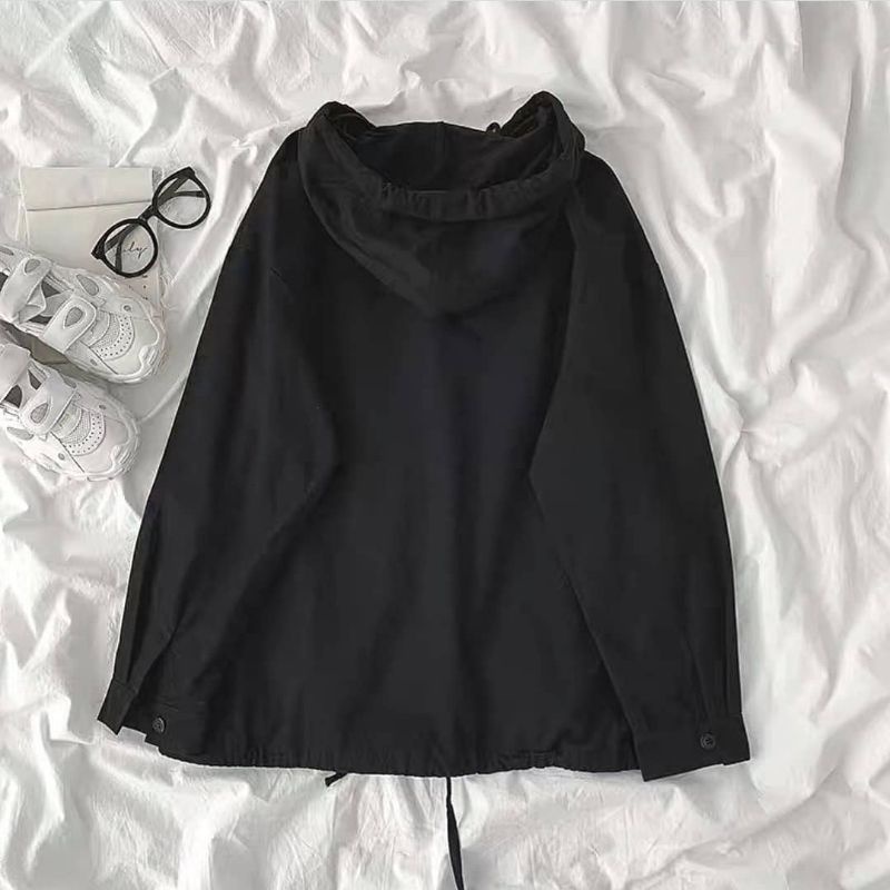JAKET WANITA - SILVIA JACKET - ATASAN WANITA - JAKET CANVAS - PAKAIAN TERMURAH - KOREAN STYLE