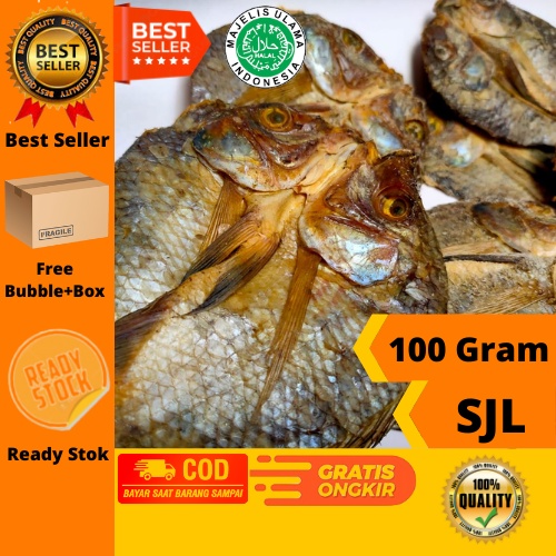 

Ikan Asin Mujair-100gram SJL Kualitas Super
