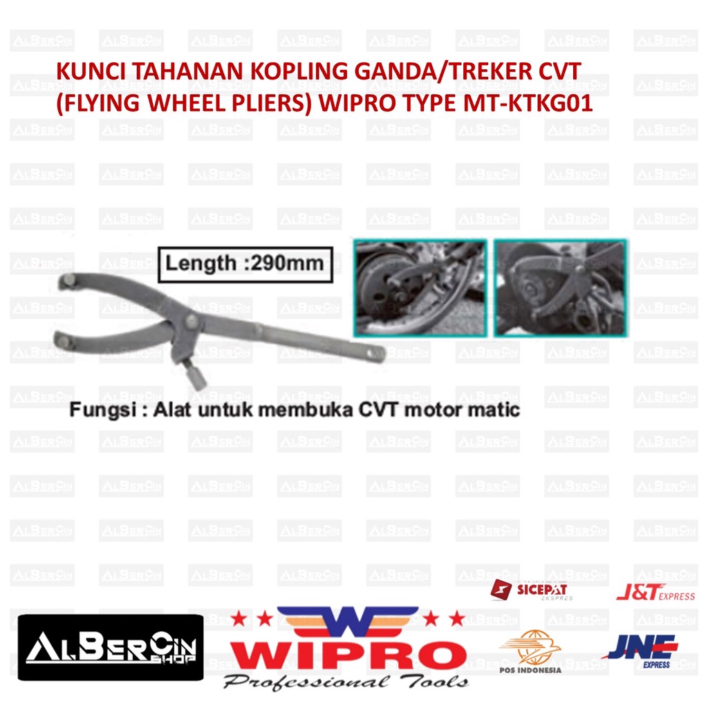 Kunci Treker Pelepas CVT Tahanan Kopling Motor Matic WIPRO MT-KTKG01
