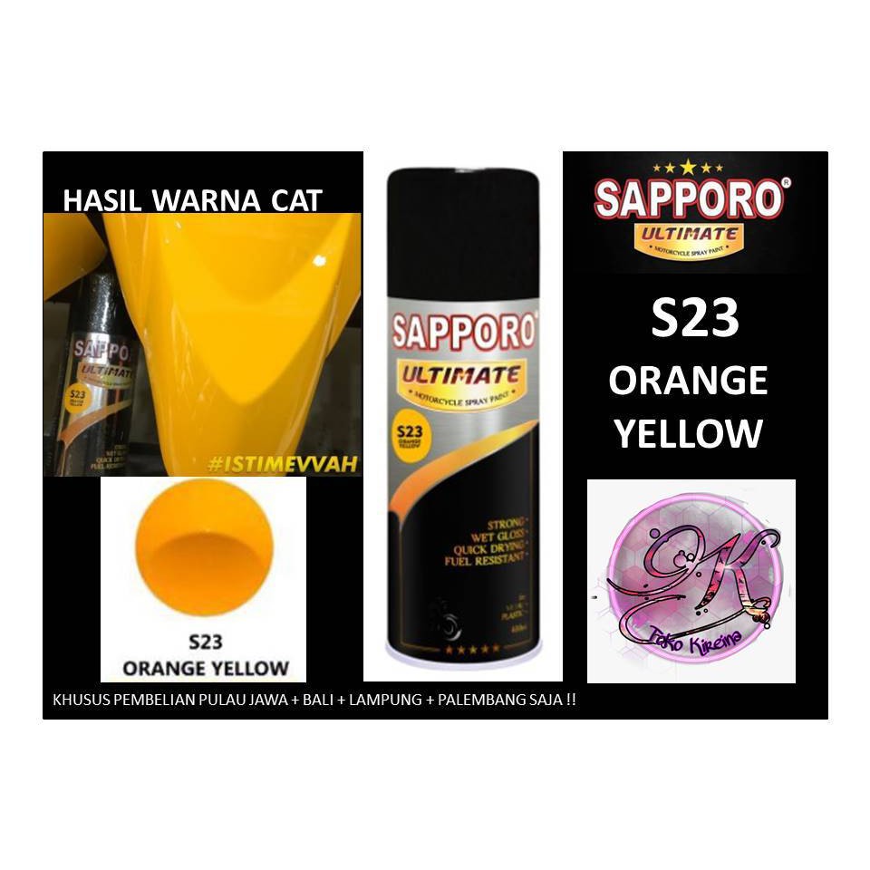 Sapporo Ultimate S23 Orange Yellow / Sapporo Spray / Pilok / Pylox