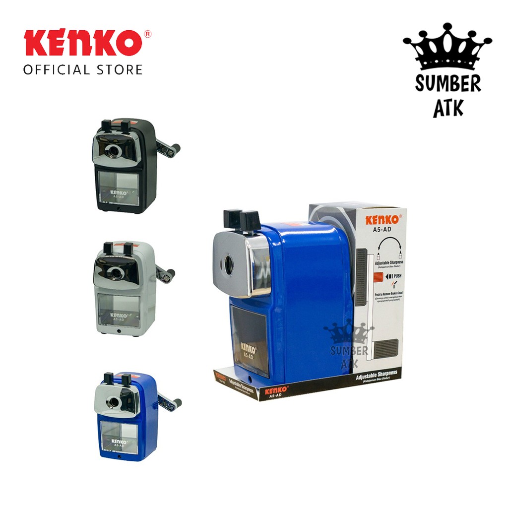 

Rautan Pensil / Table Sharpener KENKO A-5 Plain - 1 PCS