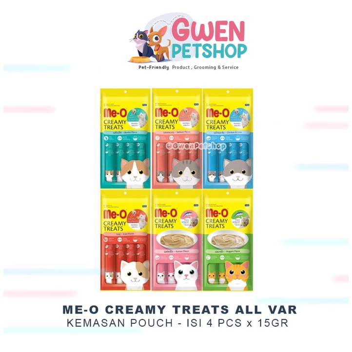 Meo creamy threats | me-o Creamy | meo liquid | Snack Kucing meo cair merk me o