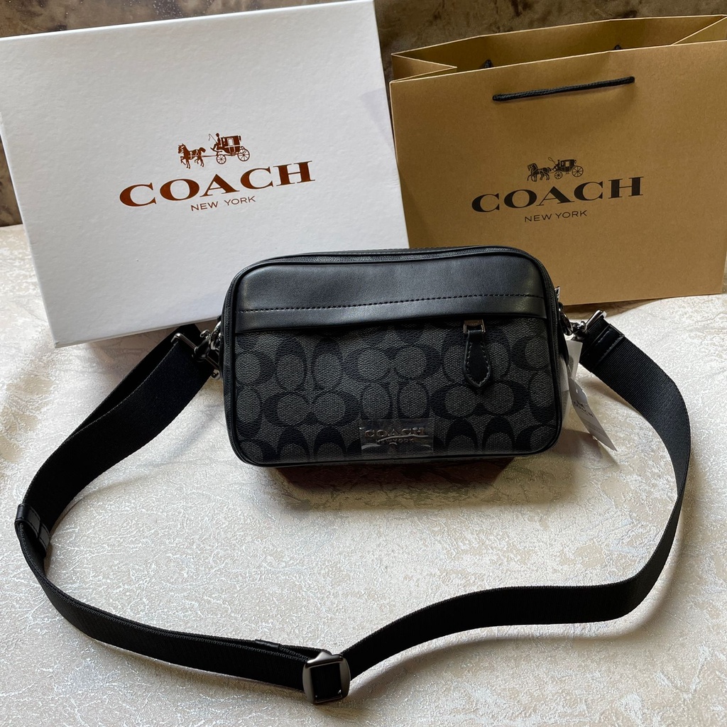 Tas COACH Academy Graham ORIGINAL / Tas Selempang Pria Sling Bag Crossbody Handbag Pria