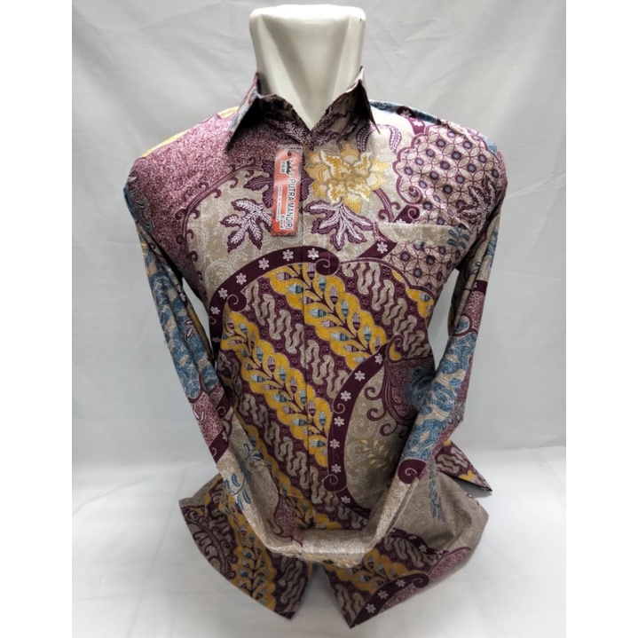 Cod batik pria atasan batik pria batik sollo