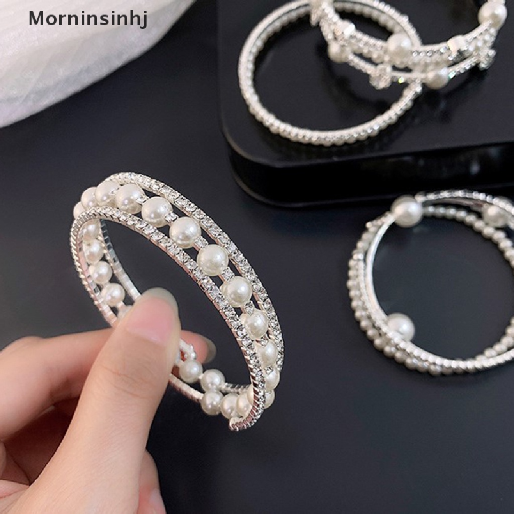 Gelang Multilayer Aksen Mutiara Imitasi Untuk Wanita